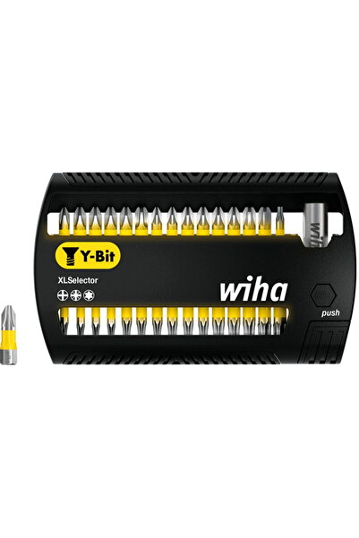 wiha Set biti scurti de impact, Y-Bit 120x, C6.3 1/4", PH, PZ, TORX, 25 mm, 3...