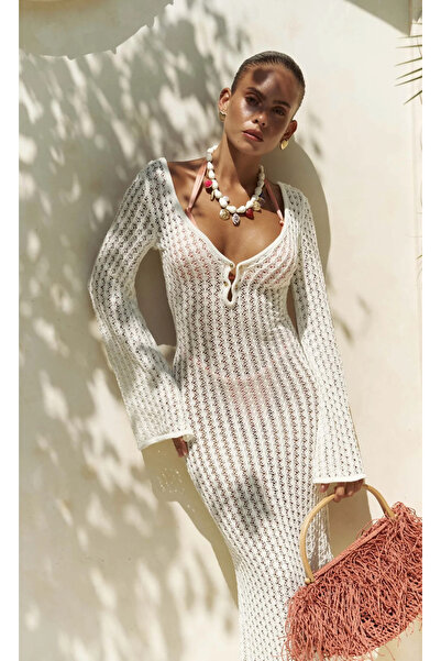 MareandCo Rochii de plajă - Alb - Bodycon
