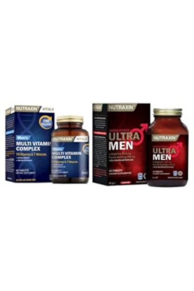 Nutraxin Multıvıtamın Men Erkeklere Özel Takviye+ Ultra Men,