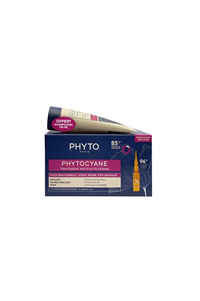 Phyto Комплект Фито: Комплект, Фитоциан, Серум за третиране на скалпа без отм...