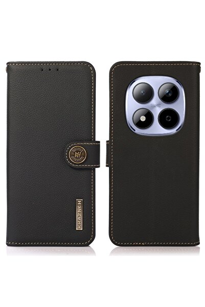 KHAZNEH Δερμάτινη Θήκη Πορτοφόλι Black (Xiaomi Redmi Note 15 Pro Plus 5G/Poco...