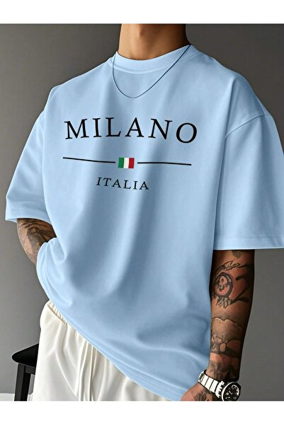 ZAVIXO -Men's Oversize Printed T-Shirt 100% Cotton Comfortable Casual Style