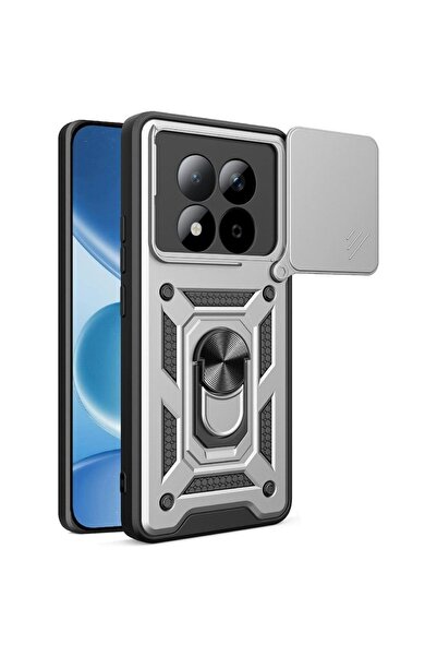 Bodycell Θωρακισμένη Συρόμενη Θήκη - Redmi Note 15 Pro Plus Ασημί