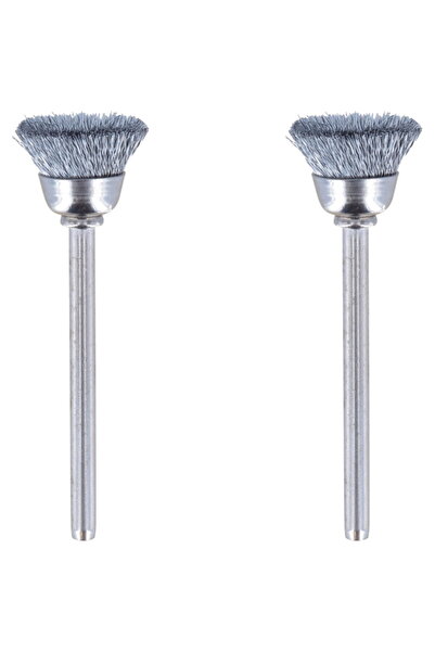 Dremel Set of 2 carbon steel brushes 3.2x13x50mm