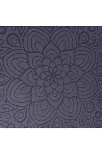 Rebuwo Meditasyon Matı Yoga Mat TPE Kaymaz Yoga Meditasyon Matı Konforlu Zemin Matı Koyu Mor