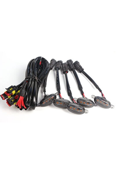 Tai Set 5 lumini x 4 Leduri Grila Auto lumin aGalbena