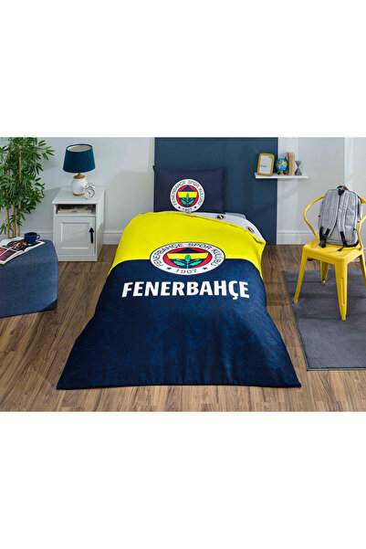 Taç Lisanslı Fenerbahçe Efsane Pamuk Tek Kişilik Nevresim Takımı