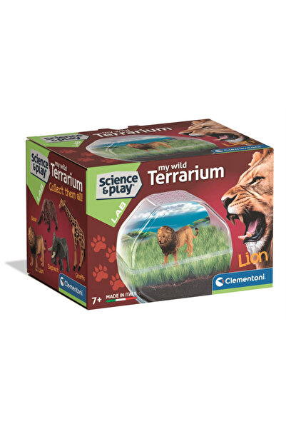 CLEMENTONI Animals Lion Mini terrarium