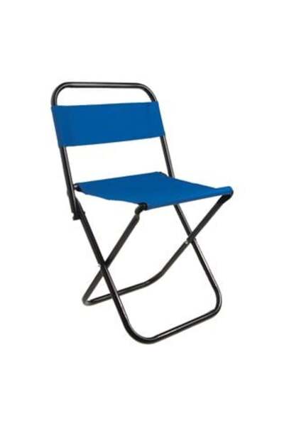 SHOPIENS Scaun de camping pliabil albastru 24 x 21 x 26 cm