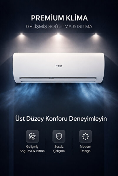 Haier klima Haier 12.000 btu pearl premium duvar tipi klima