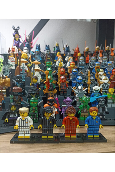 yamanS Ninja Pijamalı Set Kai Zane Jay Cole Figür Yapı Blok Oyuncak(Custom Öz...