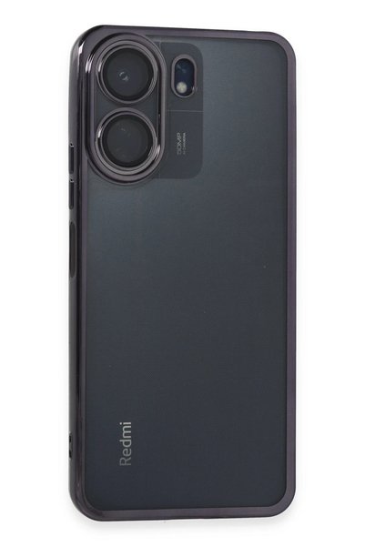 New Face Ilkeshop New Redmi 13C Case with Lens Silicone (175531) - Purple