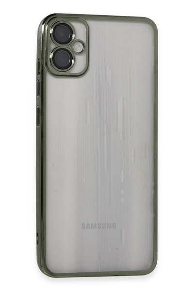 New Face Ilkeshop New Galaxy A05 Case with Lens Silicone (222142) - Green