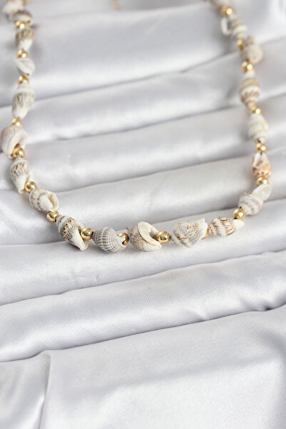 callerrons accessories قلادة نسائية من الصدف الطبيعي - EBJ260509W42059