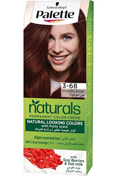 Palette صبغة شعر شوارزكوف ناتشورالز بني غامق 3-68
