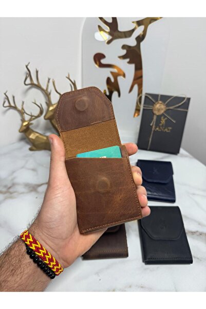 SANAT Viral Genuine Leather Magnetic Wallet - Convenient Wallet with Plenty o...