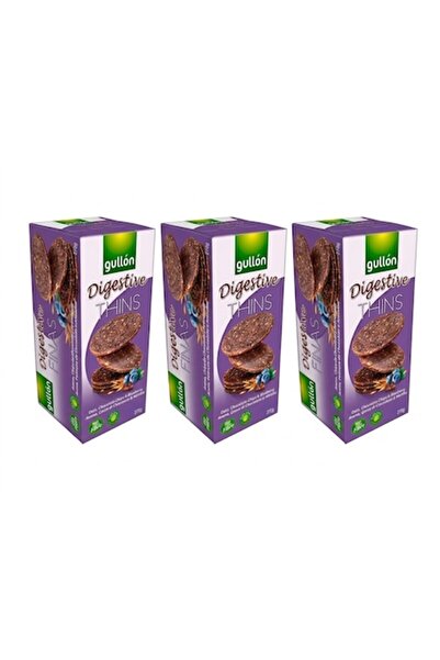 Gullon Biscuiți Digestivi cu Ovăz și Afine, set de 3 x 270g
