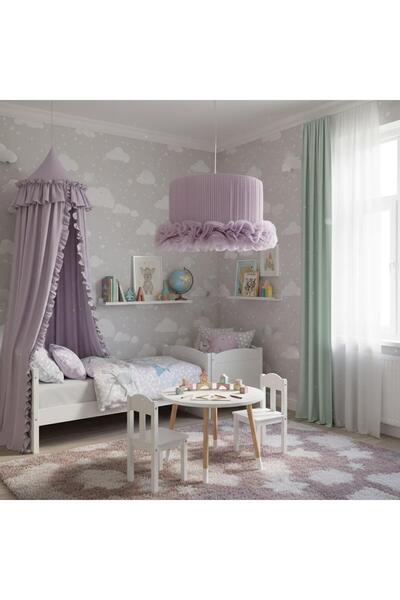 Elizim Home Lighting Tütü Lila Çocuk Sarkıt Avize