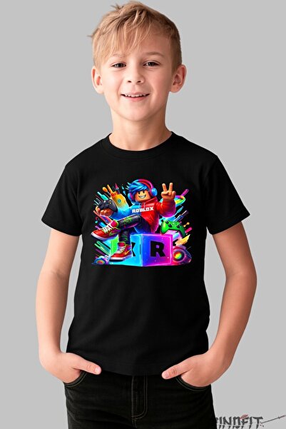 GILDAN Tricou Roblox Cu Gamer Vibrant Aventuri Dinamice