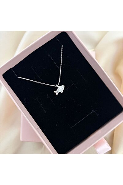 Lovera Jewellery 925 Ayar Gümüş Balık Kolye