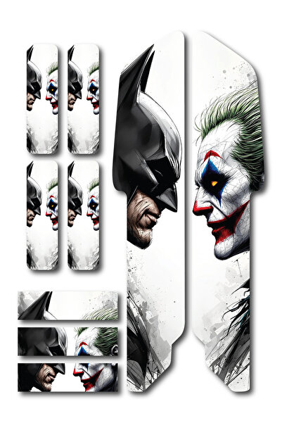 ca kay bu Batman Joker Bisiklet Sticker Seti – Maşa Etiketi –
