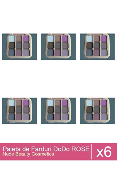Makeup Set of 6 DoDo ROSE Eyeshadow Palette 8g, 03