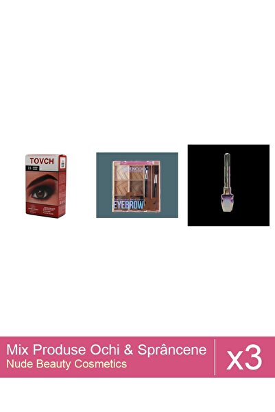 Makeup Set Mix 3 produse Rimel Sprancene: Vopsea sprancene , Nuanta 3.5., Far...