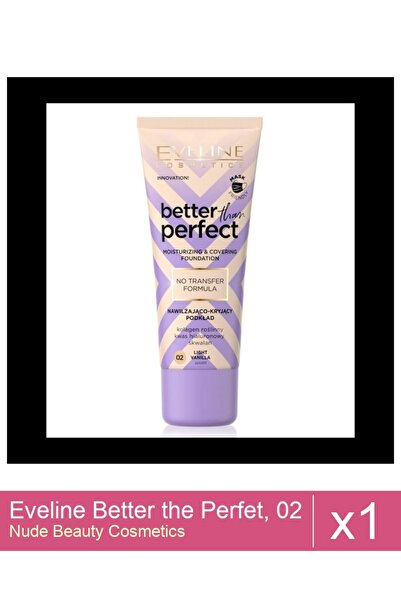 Makeup Set 1x Eveline Better the Perfet, 02 , (light-vanilla) , 30 ml