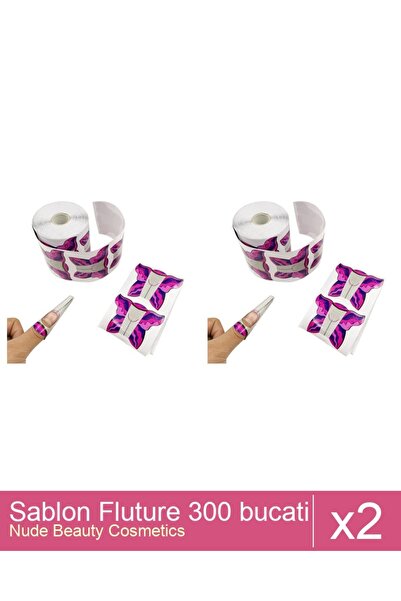 Makeup Set 2x Sablon Fluture 300 bucati