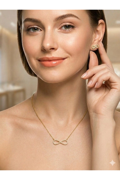 Twin Store سلسلة حجر الزركون: منتجات فولاذية 40+5 سم - Set0002