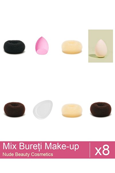 Makeup Mix Set 8 products Sponges: Extra-soft sponge for make-up, nude, Blond...