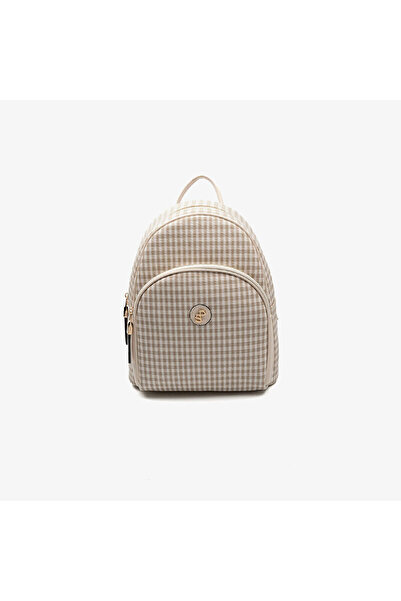 LC Waikiki Nevavm Farkıyla Women's Sp1062-M191 Silver Polo Backpack Sand Beig...