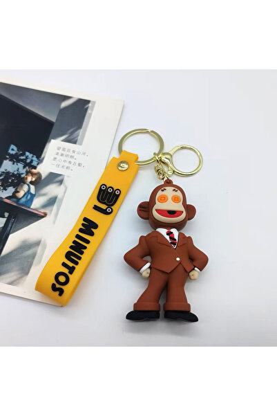 Choice A Creative Cartoon Electronic Music Team Keychain Pendant