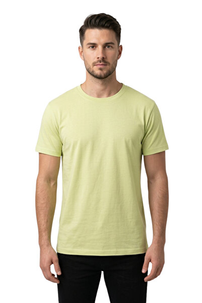 DK DAKSEL Men's Multi-Colored Crew Neck Cotton Relaxed Fit Short Sleeve T-Shirt