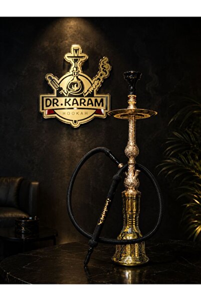 DR KARAM HOOKAH Khalil Mamoon Gerçek bakır Nargile Takımı – Lüks Premium Hookah