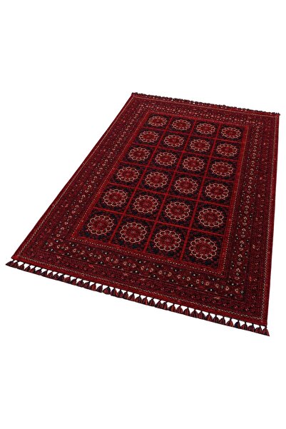 halinet Halı.Net Red Modern Washable Non-Slip Living Room Carpet Eco-Buhari-3...