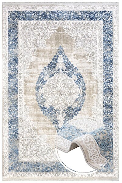 halinet Halı.Net Cream Vintage Antique Washable Living Room Carpet Nexus-Nali...