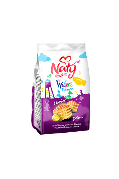 NATY – Lemon Cream Wafers 75 g