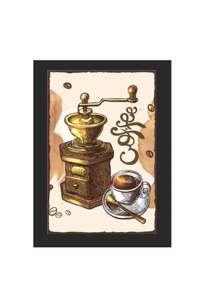 BARISTAR لوحة جدارية لركن القهوة مقاس 15*25 سم من باريستار