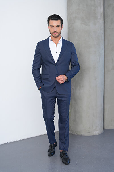 GustmanModa Dark Blue Armul Classic Suit