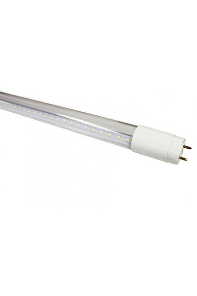 DELIGHT Tub LED Transparent, model T8, 18W=36W, 6400K, lumină rece, 1800lm, 1...