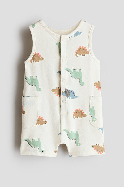 H&M Pamuklu Havlu Kumaş Tulum