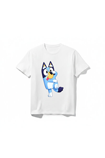 URBANTRENDSTORE Bluey Printed Premium Crew Neck Cotton Short Sleeve Kids and ...