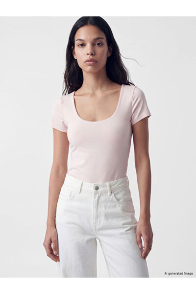 LC Waikiki Λαμπερές επιλογές από το Shining Store U Roba Collar Γυναικείο κορ...