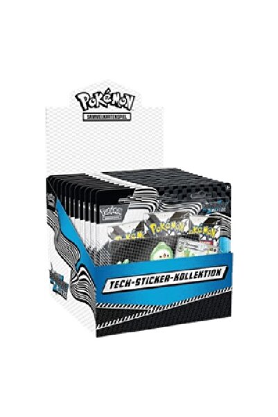 Pokemon Black Bolt: Colecție de autocolante tehnologice pentru expunere