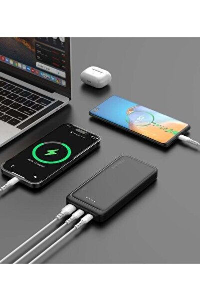 Lycka MagSafe Mini 5000mAh Magnetic Wireless Power Bank - 15W Wireless Charging, 20W PD Fast Charging, Ultra Slim Portable Battery Pack for iPhone 16/15/14/13/12 Series