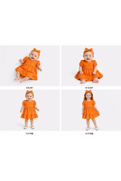 Kıvırcıkyoga Girl's Baby Dress