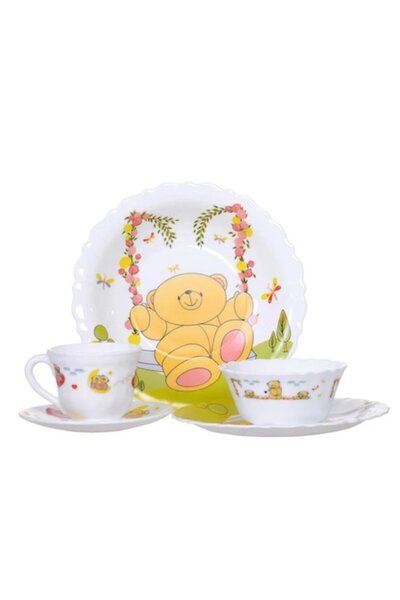 OEM Children's Tableware Set Bears Opal, 5 Pieces