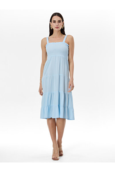 ORSAY Rochie maxi de damă albastru deschis