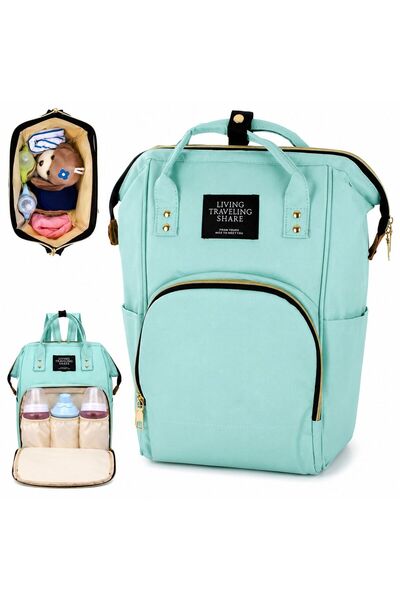 verk group Geanta-Rucsac organizator 3 in 1 pentru scutece bebelusi, Mamici s...